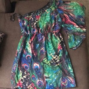 BISOU BISOU SHOULDER DRESS